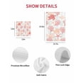 thumbnail image 7 of Red Orange Coastal Kitchen Dish Towels for Drying Dishes Set of 2, Sea Turtle Nautical Coral Summer Beach Waffle Weave Microfiber Hand Tea Bathroom Towels Quick Dry & Absorbent Towel 15.7x23.6, 7 of 7