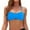 A-Blue564, variant on Women's Strapless Bandeau Bikini Top and Swimwear Tankini Set for Beach and Pool
