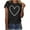 Black 1, variant on HUJlwoi Valentines Shirts for Women Lightweight Heart Printed Tops Crewneck Short Sleeve Loose Fit T-Shirt Summer Clothes