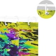 thumbnail image 5 of Coolnut Psychedelic Splash Painting Bath Shower Curtain Liners 72"x72", Polyester Waterproof Bath Curtains with Hooks for Bathroom Decoration, 5 of 5