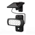 thumbnail image 1 of Luz solar LED para exteriores IP44, detector de movimiento PIR, proyector de pared de terraza de casa de balcón negro, a prueba de salpicaduras, luz blanca fría 6500K Ormromra GX-201, 1 of 7