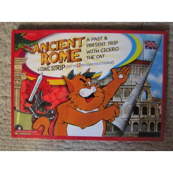 Pre-Owned Ancient Rome. A Comic Strip (A Past & Present Trip with Cicero the Cat) (Hardcover) 8881622556 9788881622559