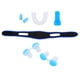 thumbnail image 3 of Dientes 4 Uds Silicona Anti Molienda Dientes Protector Anti Ronquidos Dispositivo Tapones Para Los Oídos Juego De Correas, 3 of 7