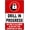 Warning Sign 6, variant on Loading Dock Sign Warning Sticker-Security Sign Outdoor Sign 12 X 8 Inches
