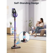 Laresar Cordless Vacuum Cleaners, 400W 48KPA 6-in-1 Lightweight Stick Vacuum for Carpet Hard Floor Pet Hair
