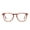 Amber Tortoise, variant on Compliments by DIFF Eyewear Griffin Blue Light Reading Glasses Vintage Crystal +1.5