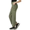 thumbnail image 3 of PAIGE womens  Carly Cargo Vintage Ivy Green Wide Leg Jean, 32, 3 of 5