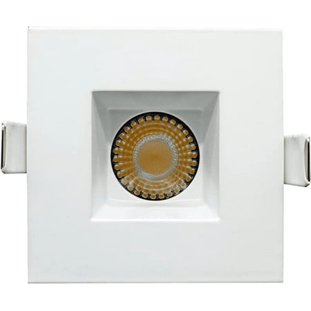 

Perlglow 2 inch Square White High Lumens Downlight Luminaire LED Recessed Light Fixtures Dimmable 14W=120W 1000 Lumens CRI 90+ IC Rated 5CCT.
