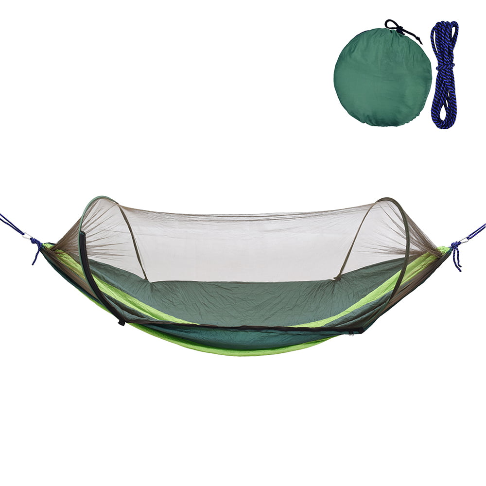 Nylon Mesh Hammock Portable Garden Swing Outdoor Travel Camping Hanging Net Bed