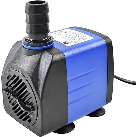 CHANCS Submersible Water Pump 10W 158GPH AC 110V FishTank Pump 4.1ft High Liftfor Aquarium Hydroponics