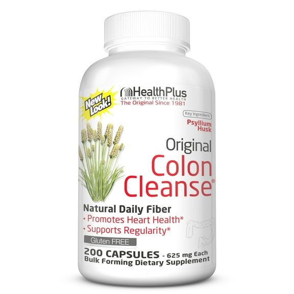 Health Plus The Original Colon Cleanse Capsules  200 ct