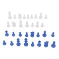 thumbnail image 3 of Fyydes Chessmen Pieces, Reusable Fall Resistant Convenient Dual Color Chess Pieces For Party, 3 of 8