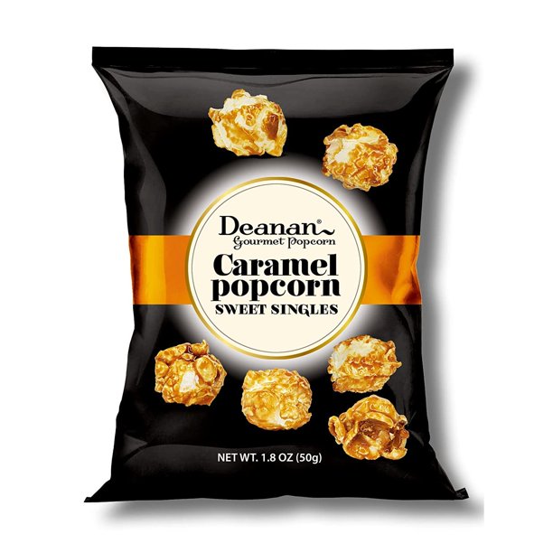 Deanan® 24 count box of Caramel Popcorn "Sweet Singles" (1.8oz each