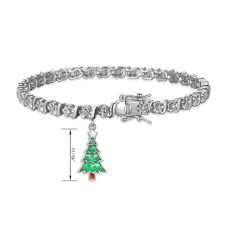 Fine Silver Plated Diamond Accent  display picture 1