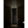 thumbnail image 5 of Naza Home Blackout Pleated Black Blinds Drapes High Shading Accordion Style Window Treatments in Caravan, 5 of 5