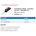 thumbnail image 2 of Clutch Master Cylinder - Compatible with 2001 - 2006 BMW 325i 2002 2003 2004 2005, 2 of 2