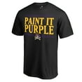 thumbnail image 2 of Men's Black ECU Pirates Paint It Purple T-Shirt, 2 of 3