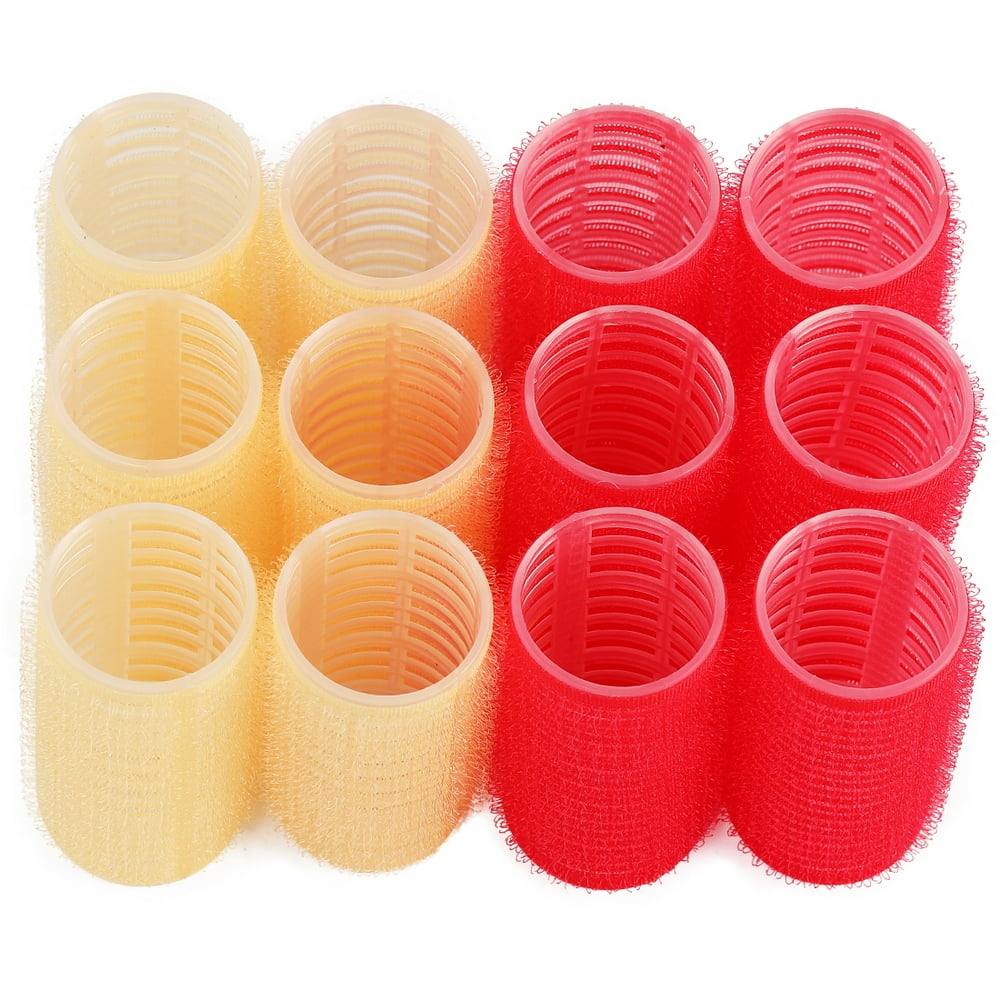 12Pcs Hair Rollers Self Grip Hair Curlers Heatless Hair Roller Curler