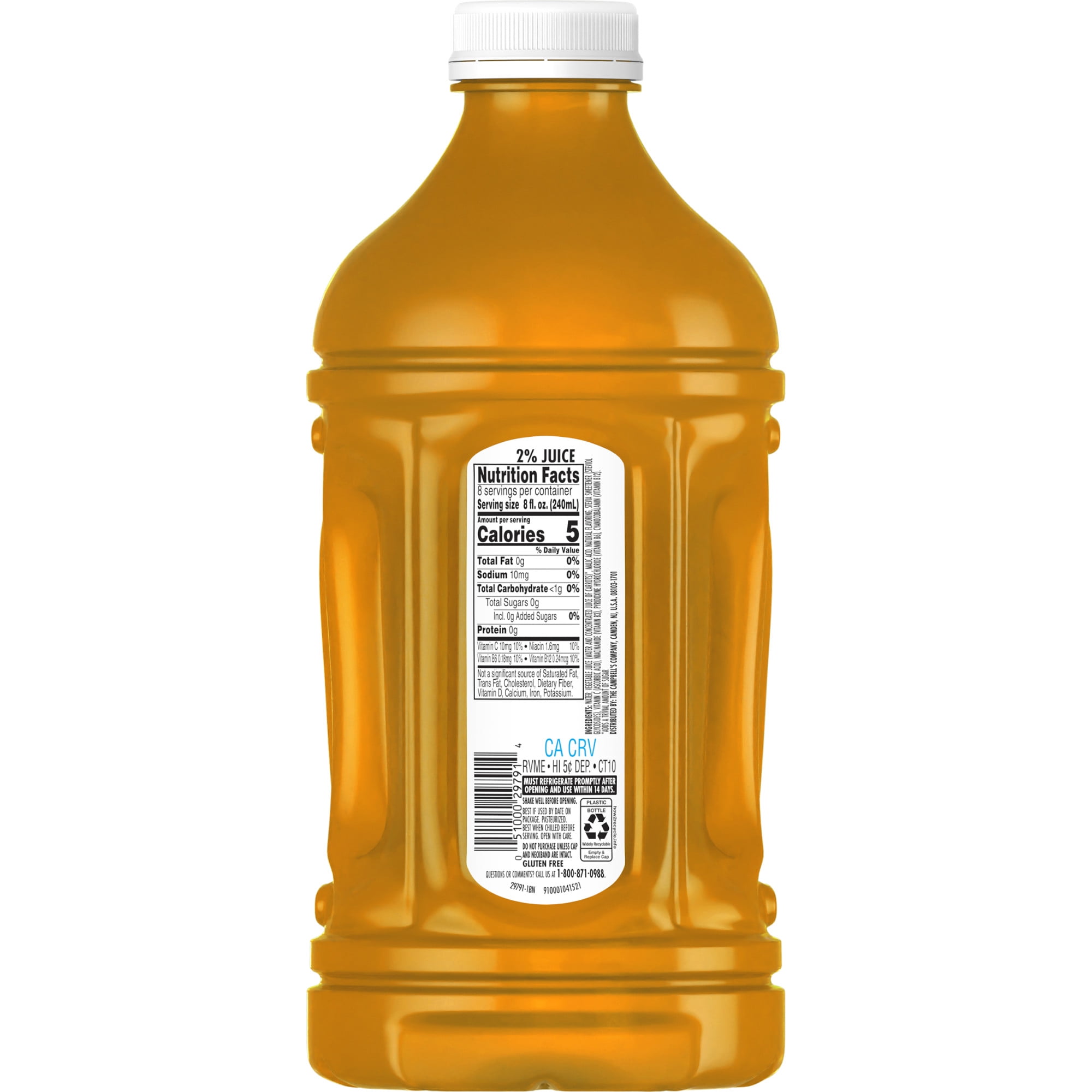 V8 Splash Zero Sugar Tropical Blend Flavored Beverage, 64 fl oz Bottle