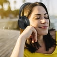 thumbnail image 5 of LED Light Over Ear Bluetooth 5.0 Headphones, Foldable Wired Wireless Dual Mode Stereo Headset, Soft Protein Earmuffs Lightweight for Long Time Wear PC Cell Phone, 5 of 9