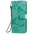 thumbnail image 2 of Samsung Galaxy A71 (4G) Case, Dteck Embossed Butterfly Magnetic Flip PU Leather Wallet Case Stand Protective Cover with Hand Strap [Built-in credit card slots/money pocket],Green Butterfly, 2 of 6