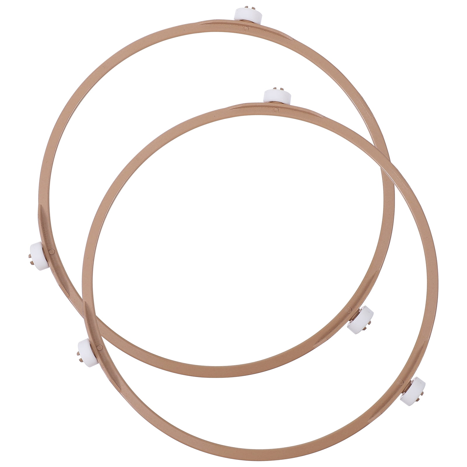 NUOLUX 2pcs Microwave Turntable Rings Microwave Oven Tray Rotating