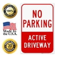 thumbnail image 7 of No Parking Active Driveway Sign, 24x36 Corrugated Plastic, 7 of 7