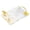 White, variant on NFTIGB Resin Nail Art Mixed Color Palette Prevent Slipping Nail Gel Color Display Board Half Transparent Green Tone Tool For Salon And Home Use (10 inches / 25.4 cm)