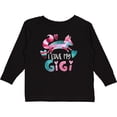 thumbnail image 3 of Inktastic I Love My Gigi Pink and Blue Fox with Hearts Boys or Girls Long Sleeve Toddler T-Shirt, 3 of 5