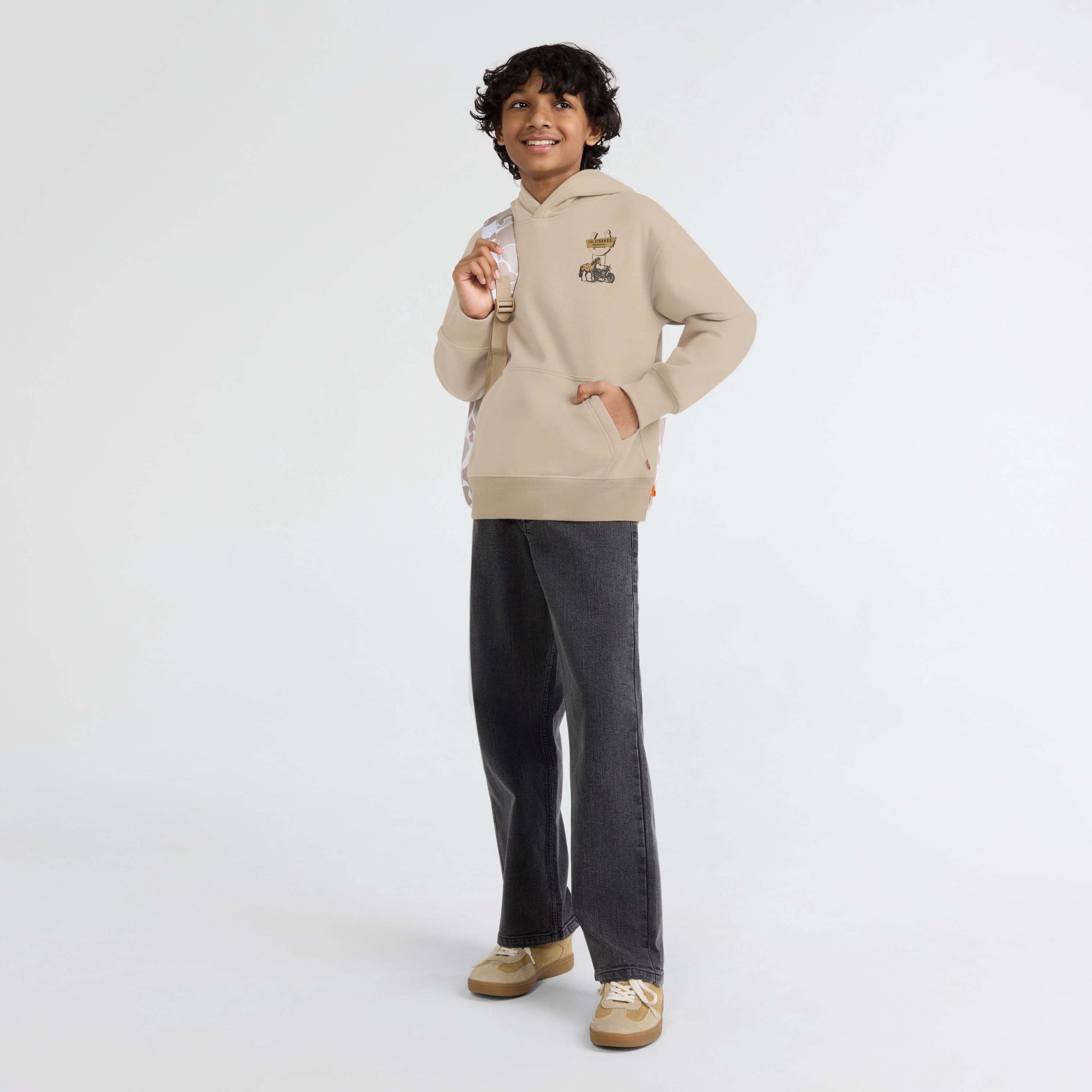 Levi Strauss Signature Boys Fleece Hoodie, Sizes 4-18