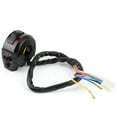 thumbnail image 4 of Bocina para Manillar de Motocicleta, Control de Interruptor de Haz Alto y Bajo para Manillar de 7/8 Pulgadas, Par Negro Universal, 4 of 7
