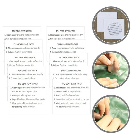 WHAMVOX 10pcs Inflatable Products Repair Sticker Adhesive Patch Leakproof Stickers