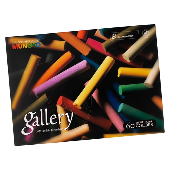 Craft County Soft Pastels Cardboard Box Set Multiple Colors Pack of 60 Smooth, Silky Pastels Sketch and Draw