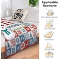 thumbnail image 4 of Custom Christmas Name Blanket for Kids Adults, Personalized Merry Christmas Elk Christmas Tree Fleece Throw Blankets, Christmas Customized Gifts for Family Friends Mom Dad Grandma Grandpa, 4 of 6