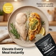 thumbnail image 4 of Rosemary & Lemon Sea Salt for Cooking & Finishing, Rosemary Seasoning Infused With Zesty Lemon For Meats, Seafood And Vegetables, 14 Oz Refill Pouch, 4 of 4