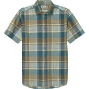 Men's Short-Sleeved Madras Plaid Shirt