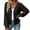 Black, variant on Womens Cardigan Long Sleeve Thin Breathable Coat Chiffon Tops Open Front Jackets Comfort Soft Beach Cover Ups
