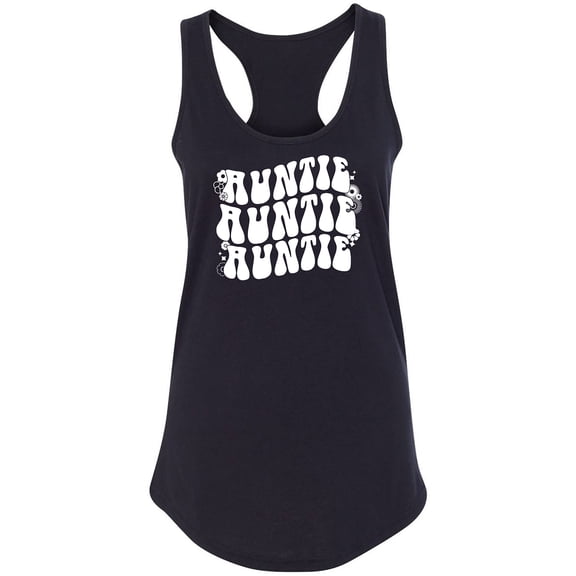 Auntie Auntie Auntie Racerback Tank