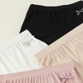 thumbnail image 4 of TAIAOJING Toddler Girls Solid Color Sport Ruffles Shorts Kids Casual Shorts Stylish 6-7Y, 4 of 5