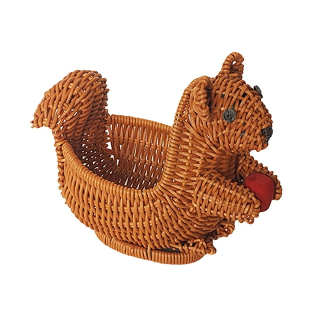 Cesta de frutas shamjiam Ardilla 22x12x17cm