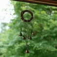 thumbnail image 4 of WUSUOWEI Witch Bells Witchcraft Decor, Decorative Hanging Witch Wind Chimes for Home Handmade, Rattan Witch Bells Door Car Wall Decor Blessing Gifts 3/2/1PCS, 4 of 9
