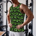 thumbnail image 5 of Yiaed Monster Neon Head Print Mens Compression Shirt Slimming Body Shaper Vest Workout Tank Tops Abs Abdomen Undershirts-XX-Large, 5 of 7