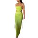 thumbnail image 1 of VISgogo mujeres sin mangas espalda descubierta Bodycon vestido Color sólido recorte cintura verano Casual fiesta vestido Club Streetwear VISgogo  moda, 1 of 5