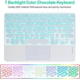 thumbnail image 3 of Funda con Teclado Desmontable Verde Oscuro para Samsung Galaxy Tab A10 9.9", SM-X501/X505/X506/X508, 3 of 7