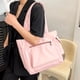 thumbnail image 5 of Bolsa de hombro simple casual de mujer de nylon de gran capacidad para el trabajo (rosa) Ndcxsfigh Para Estrenar, 5 of 8
