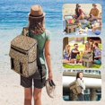 thumbnail image 3 of Mochila térmica OCKLILY con estampado de leopardo, 30 latas, 42 litros, 3 of 6