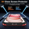 thumbnail image 3 of for iPhone 15 Case Compatible with MagSafe,[Support  Charging][10FT  Grade Shockproof] iPhone 15 Phone Case with 2 Tempered Glass Screen Protectors (KTZ-Red), 3 of 14