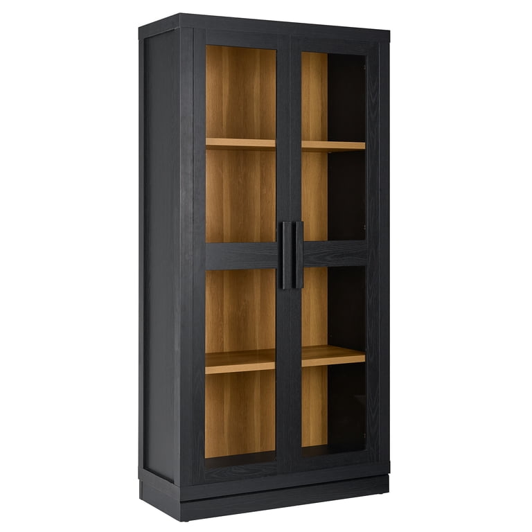 Better Homes & Gardens Ezra Glass Door Storage Accent Cabinet