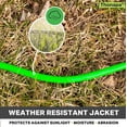 thumbnail image 5 of 50 Foot Outdoor Extension Cord - 12/3 Heavy Duty Neon Green Extension Cable with 3 Prong Grounded Plug for Safety - Great for Garden and Major Appliances, 5 of 5