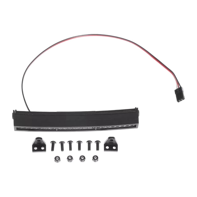 Luz de techo para coche RC de aleación de aluminio. Suministros profesionales de reemplazo directo y fácil instalación. Accesorio de barra de luz RC